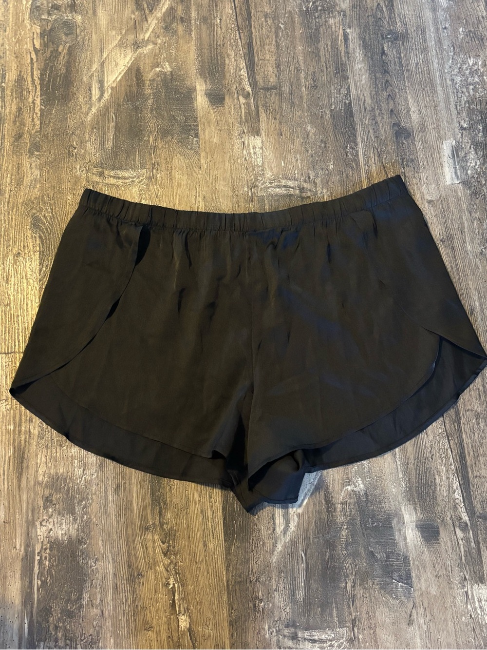 Adore Me Black Layered sleep Shorts